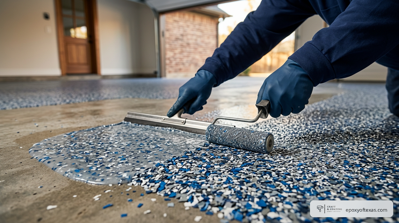 residential epoxy flooring in Texas