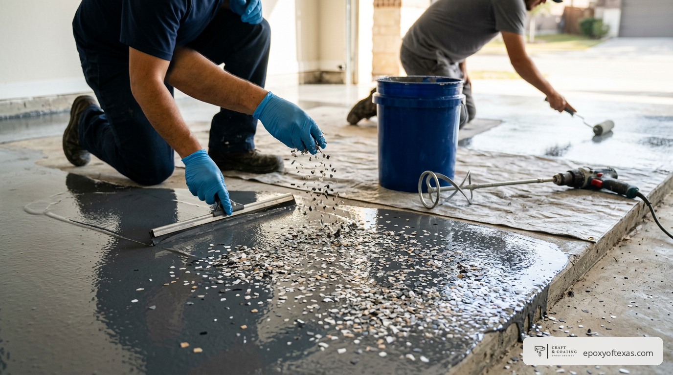how much does epoxy flooring cost in Texas
